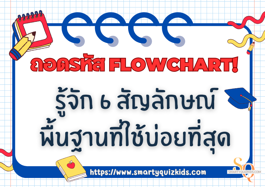 ถอดรหัส FLOWCHART รู้จัก 6 สัญลักษณ์พื้นฐาน
