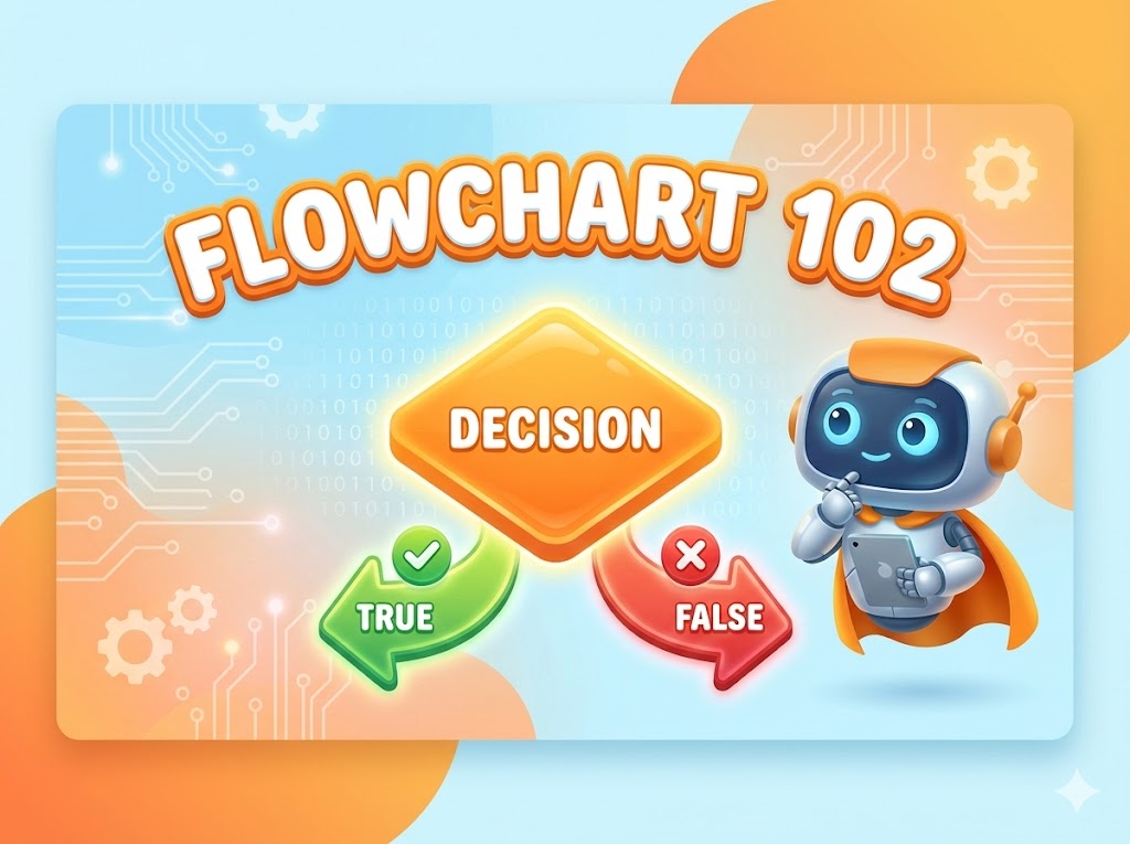 ตะลุยโลกอัลกอริทึม ตอนที่ 2: ทางแยกแห่งการตัดสินใจ (Decision) กับเจ้าสี่เหลี่ยมขนมเปียกปูน