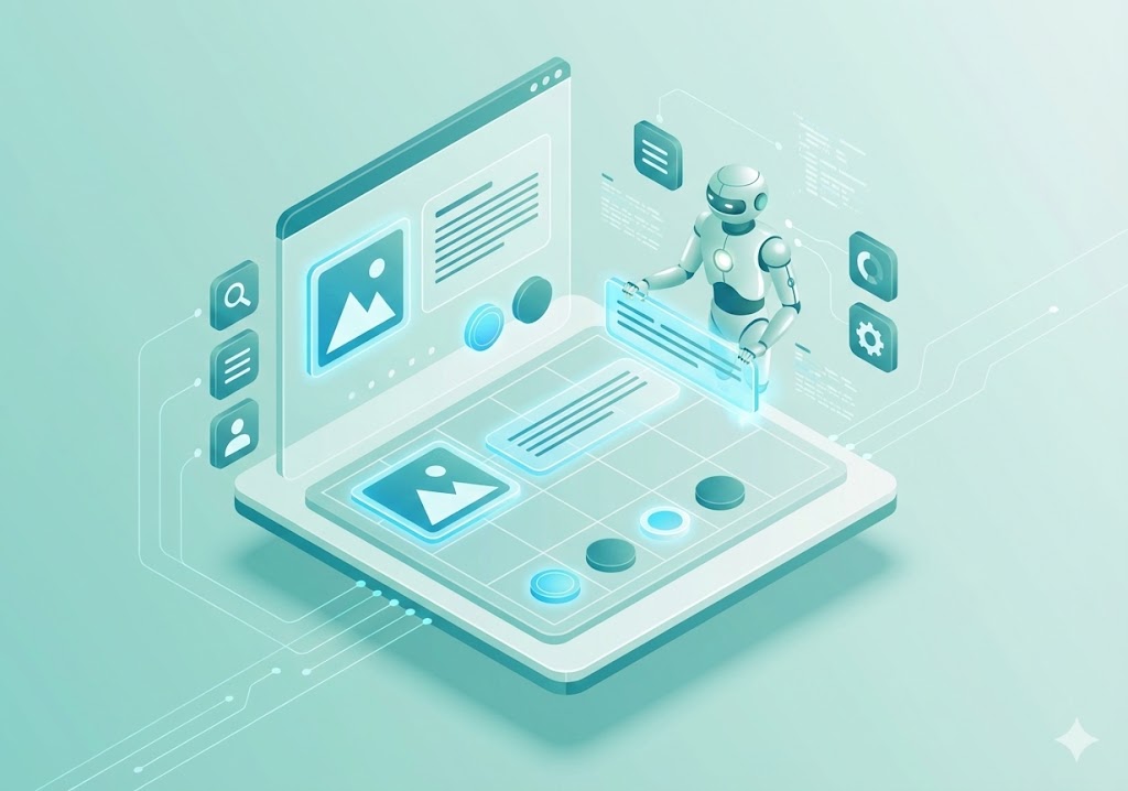 จัดวางเนื้อหาและองค์ประกอบ (Layout & UI)