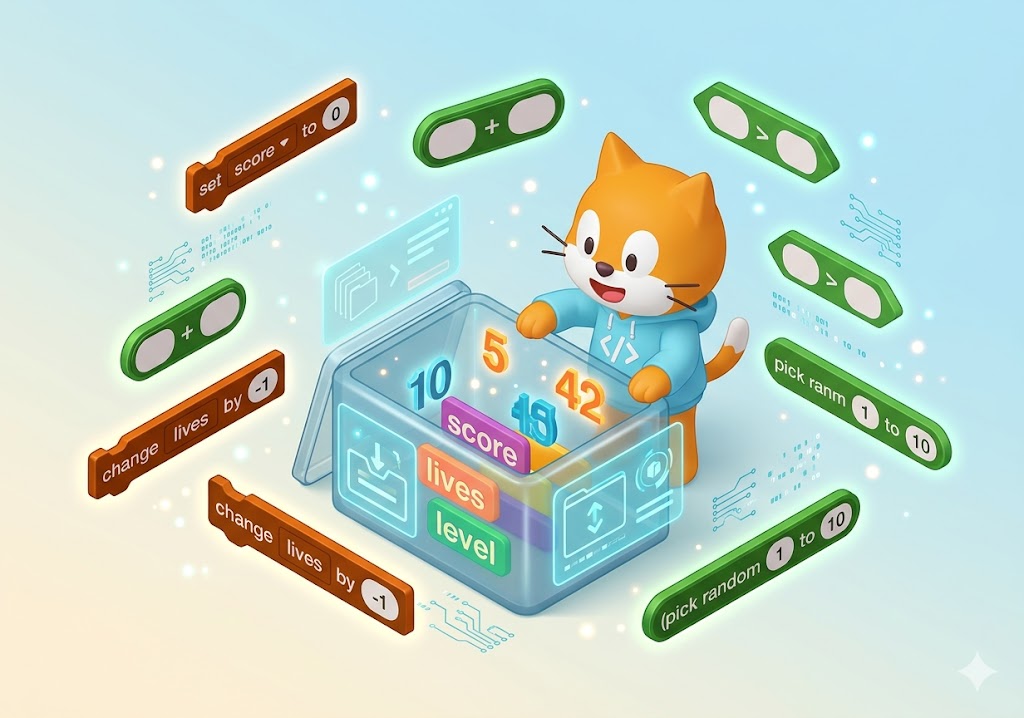 หน่วยที่ 4  EP.3 ตัวแปร... กล่องเก็บความจำ (Variables)