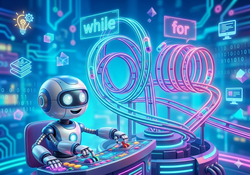 หน่วยที่ 2 EP.5: วงล้ออัตโนมัติ (While & For Loop)