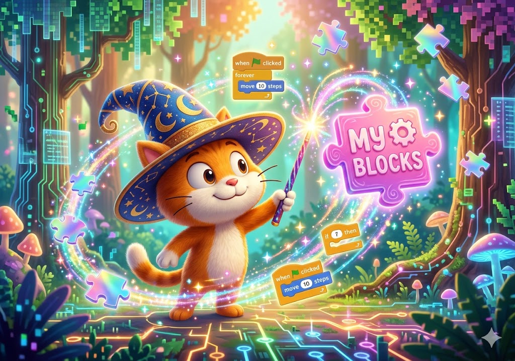 หน่วยที่ 3 EP.1: ร่ายมนต์สร้างบล็อกส่วนตัว (รู้จักฟังก์ชัน My Blocks)