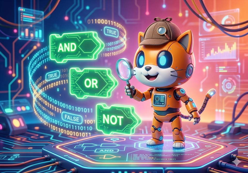 หน่วยที่ 4 EP.3: นักสืบความจริง (ตัวดำเนินการบูลีน AND, OR, NOT)