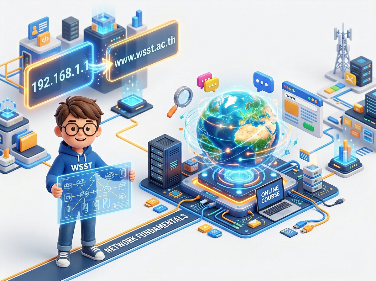 หน่วยที่ 5 EP.5: โลกไร้พรมแดนและโปรเจกต์เครือข่าย (Internet Services & Active Learning)