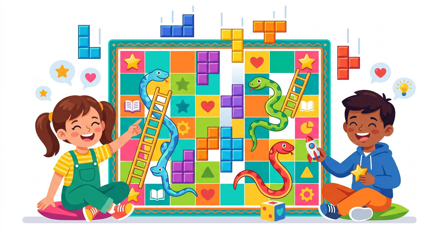 หน่วยที่ 1 EP.3: สนุกกับเกมการแก้ปัญหา (บันไดงู & เททริส)