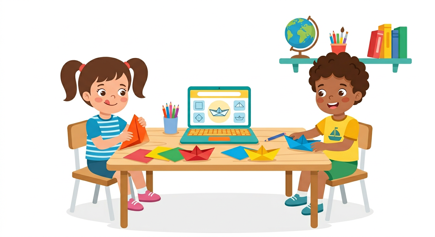 หน่วยที่ 3 EP.4: โครงงาน Active Learning (นักสืบไซเบอร์และพับเรือกระดาษ)