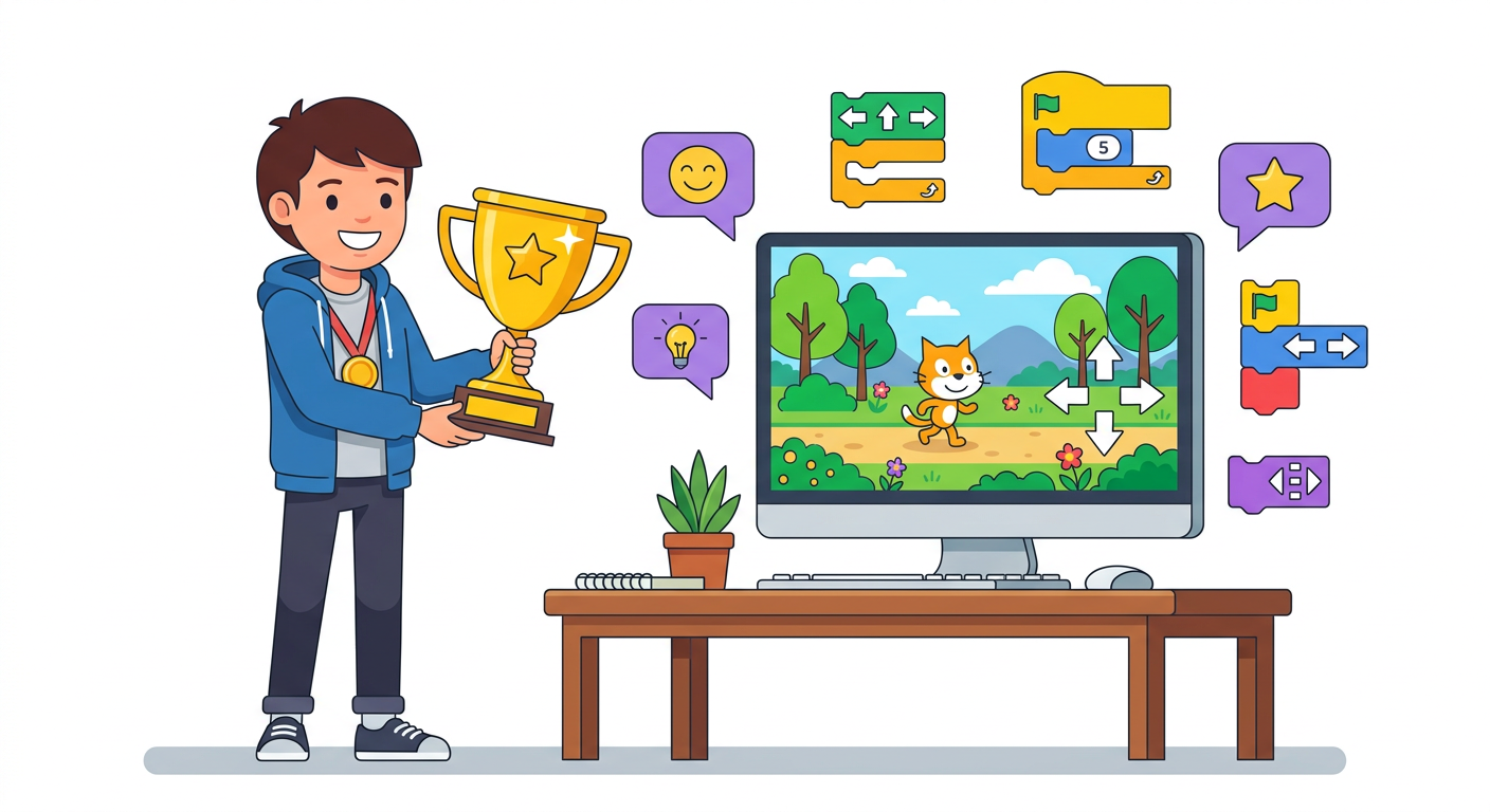 หน่วยที่ 4 EP.5: โครงงาน Active Learning (สร้างแอนิเมชัน 4 ทิศทาง)