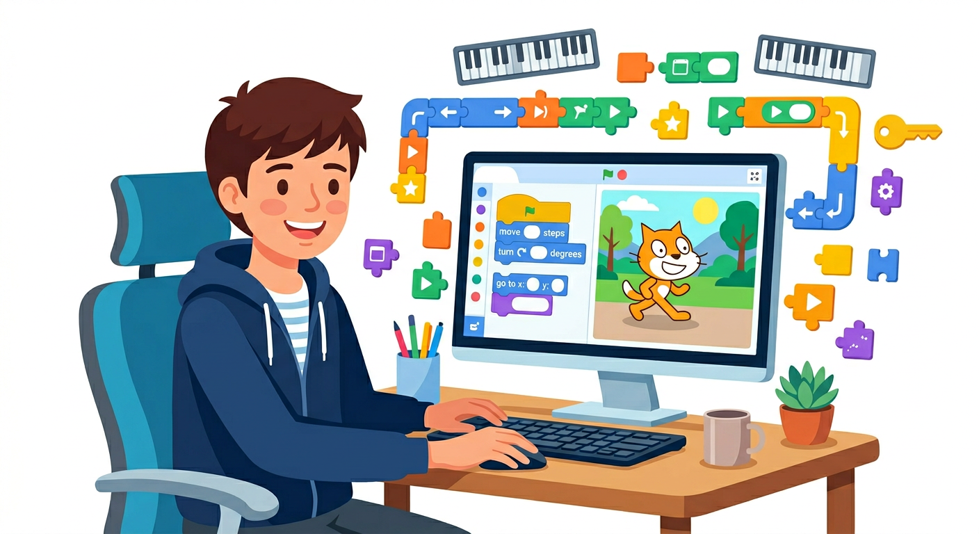 หน่วยที่ 2 EP.3: ท่องโลก Scratch & แอนิเมชันโต้ตอบ