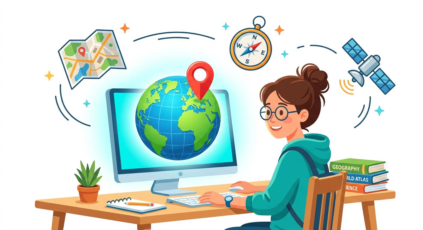 หน่วยที่ 4 EP.1: ท่องโลกกว้างด้วยแผนที่อัจฉริยะ (Google Maps & Earth)