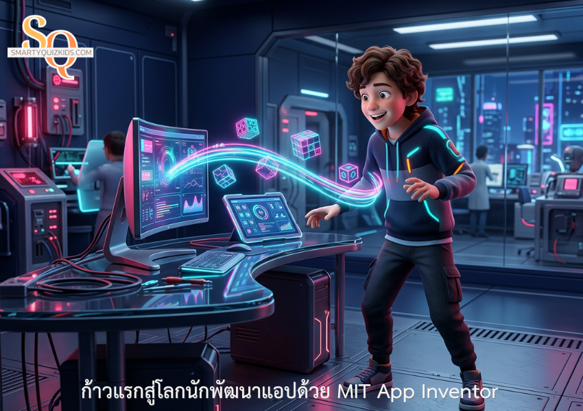 บทเรียนที่ 1: ก้าวแรกสู่โลกนักพัฒนาแอปด้วย MIT App Inventor