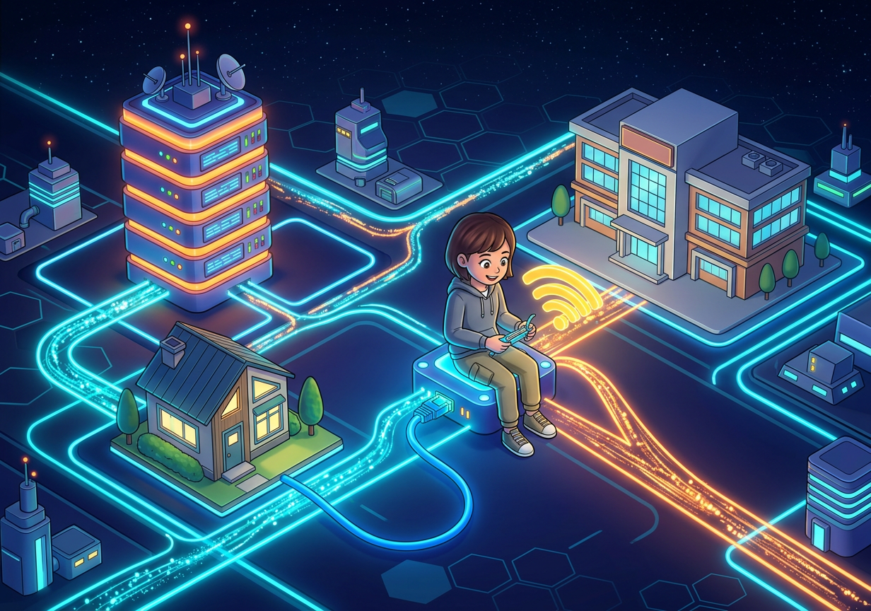 เกมสร้างเมืองเครือข่าย: Network City Builder