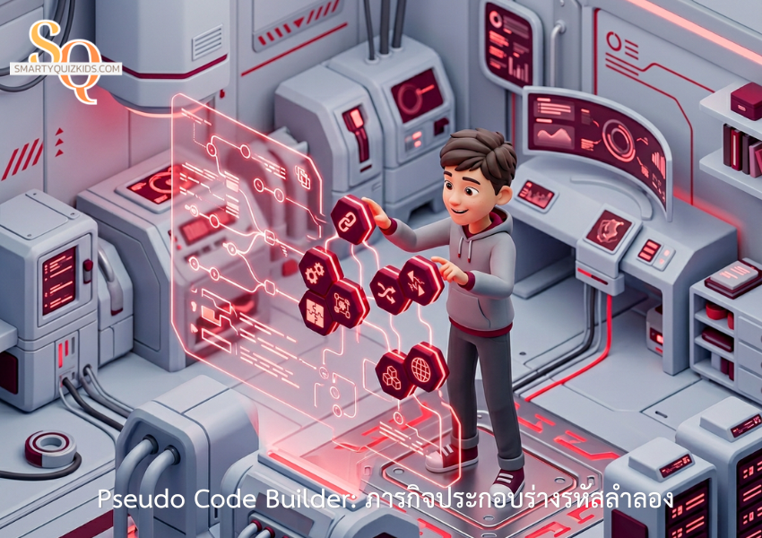 Pseudo Code Builder: ภารกิจประกอบร่างรหัสลำลอง