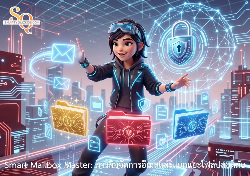 Smart Mailbox Master: ภารกิจจัดการอีเมลและแยกแยะไฟล์ปลอดภัย