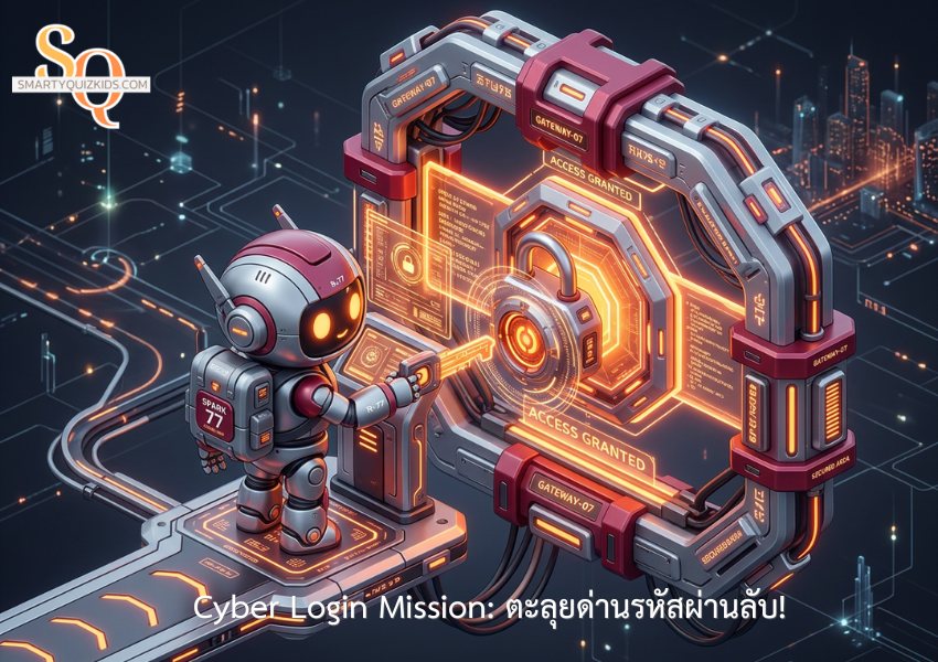 Cyber Login Mission: ตะลุยด่านรหัสผ่านลับ!