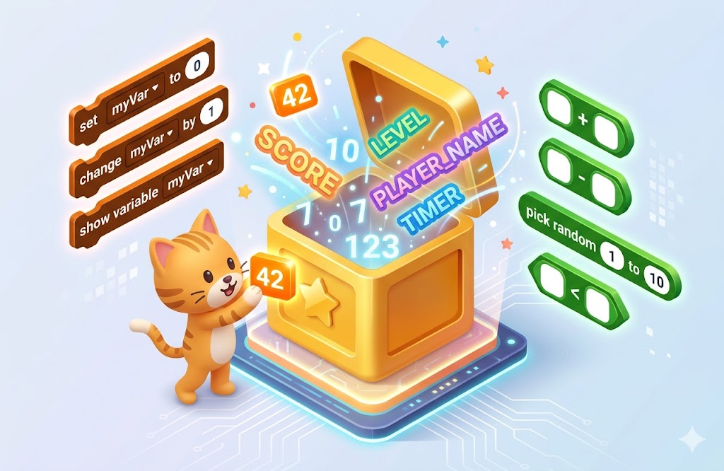 หน่วยที่ 4  EP.3: ปลดล็อกกล่องความจำ (ตัวแปร)