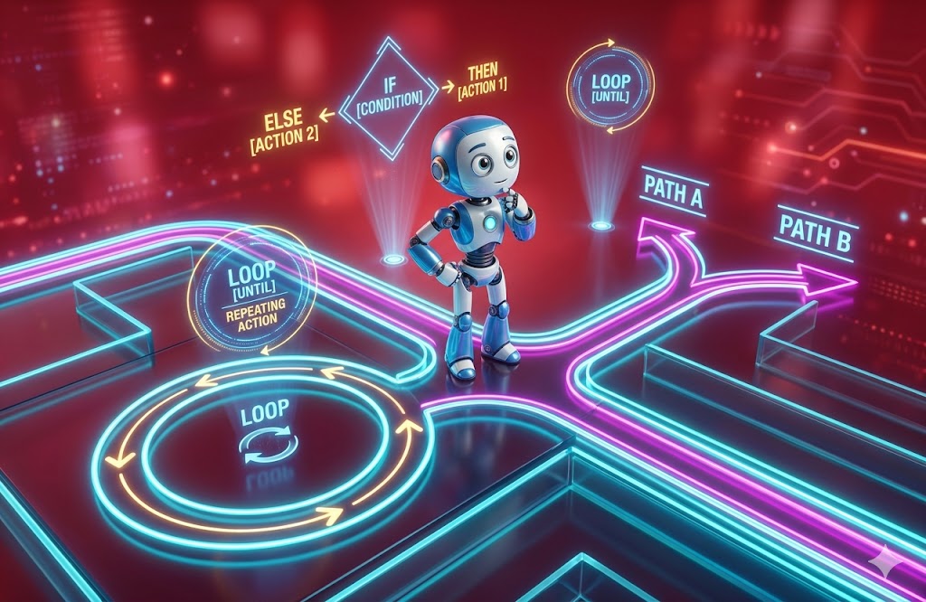 หน่วยที่ 1  EP.7: ทางแยกและวงกต (Selection & Repetition Challenge)