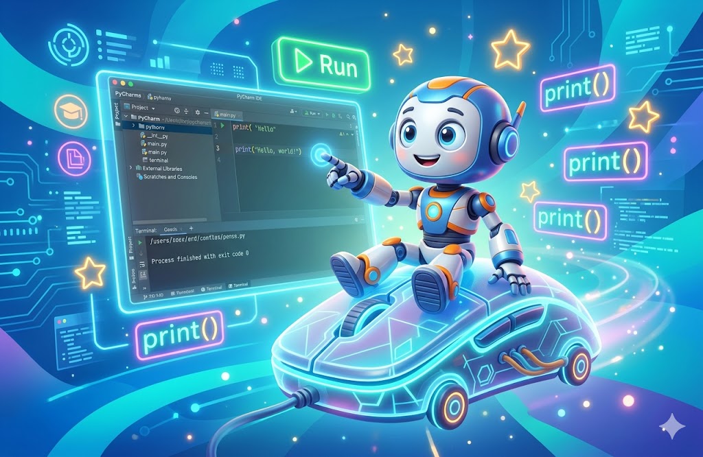 หน่วยที่ 2 EP.2: ก้าวแรกสู่โลกไพทอน (รู้จัก Python & PyCharm)