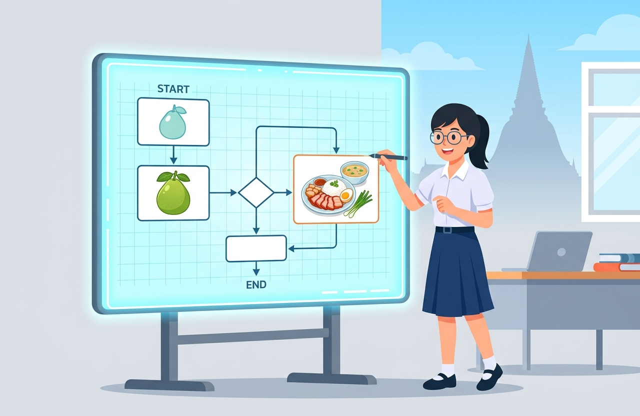 ป.4 หน่วยที่ 1 EP.3: ออกแบบโปรแกรมด้วยผังงาน