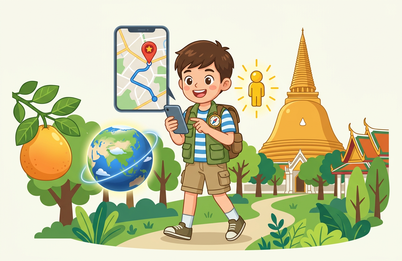  ป5 หน่วยที่ 4 EP.1: ท่องโลกกว้างด้วยแผนที่อัจฉริยะ (Google Maps & Earth)