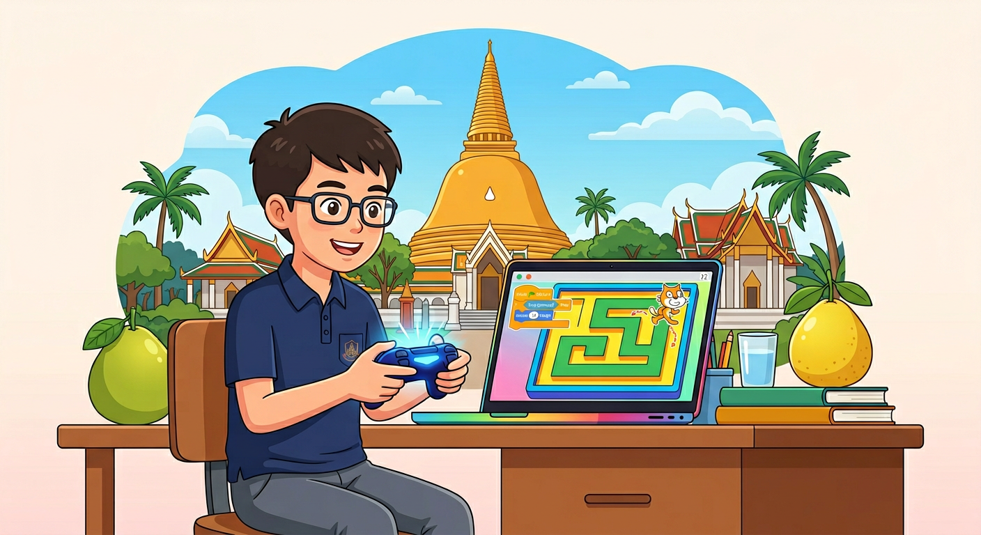 ป6 หน่วยที่ 2 EP.3: สร้างแอนิเมชัน & พัฒนาเกมสุดมันส์