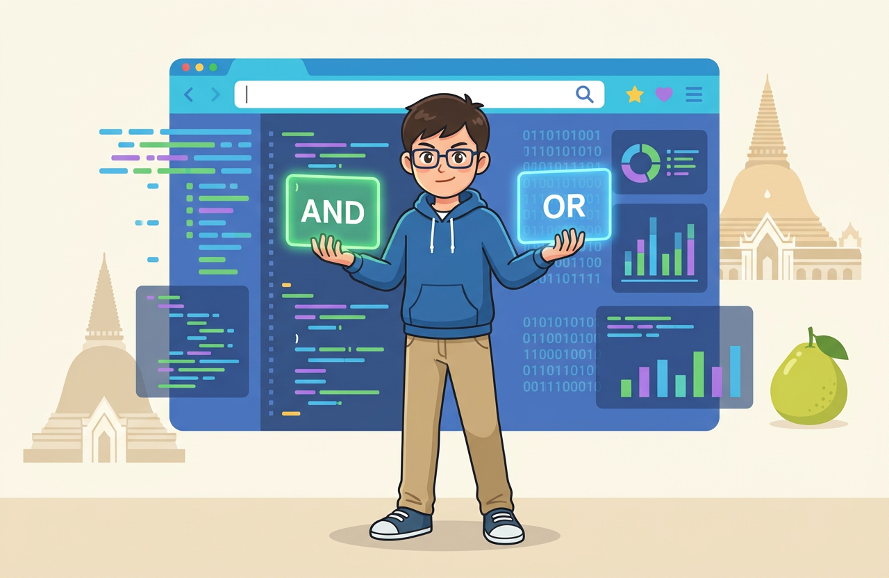 ป6 หน่วยที่ 3 EP.2: ตรรกะการค้นหาขั้นสูง (Boolean Operators)